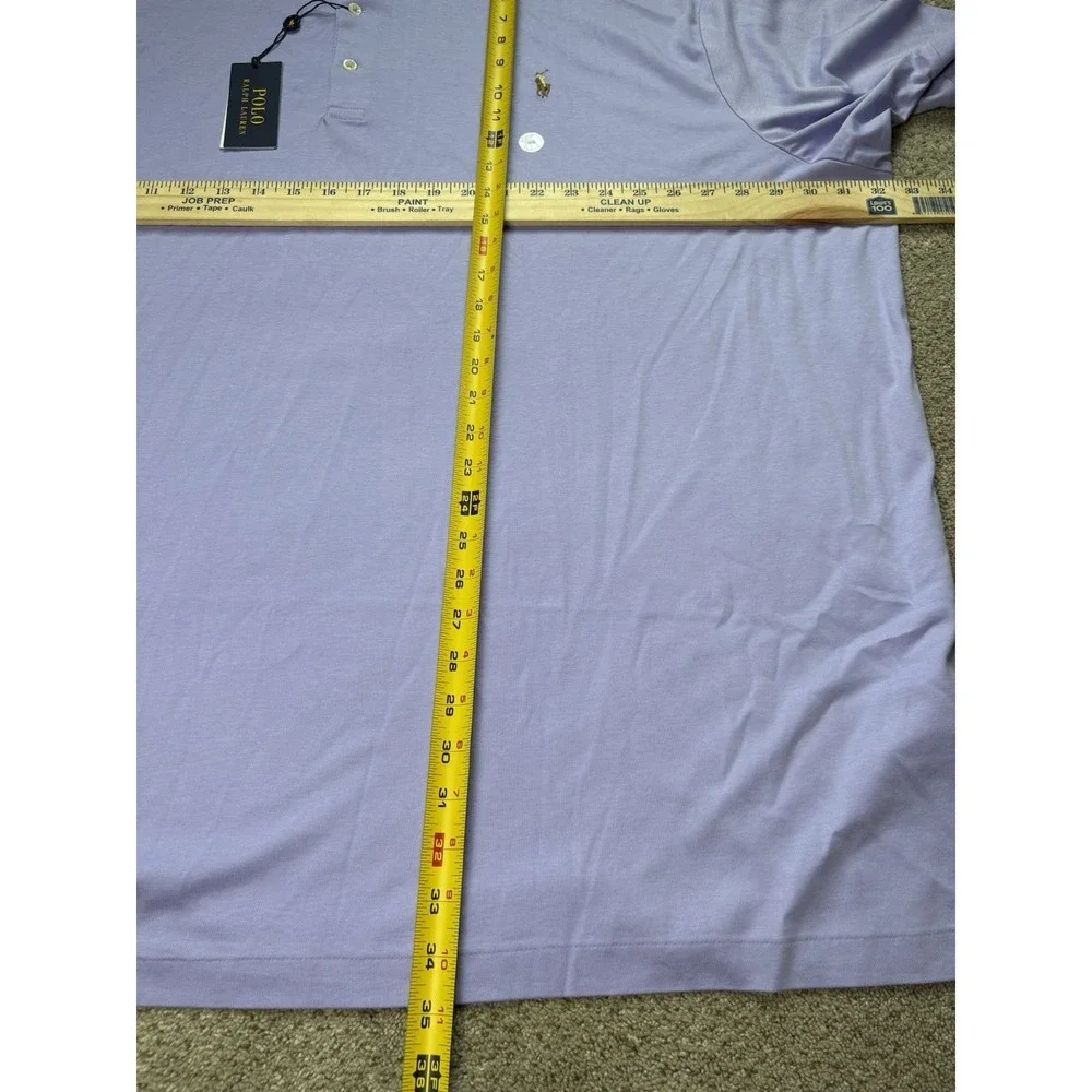 NEW Polo Ralph Lauren Mens Classic Fit Polo Shirt‎ Soft Touch Purple Heather 4XB